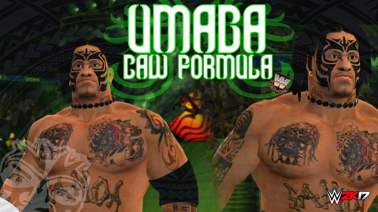 WWE 2K17 - UMAGA CAW FORMULA - PS3/XBOX360