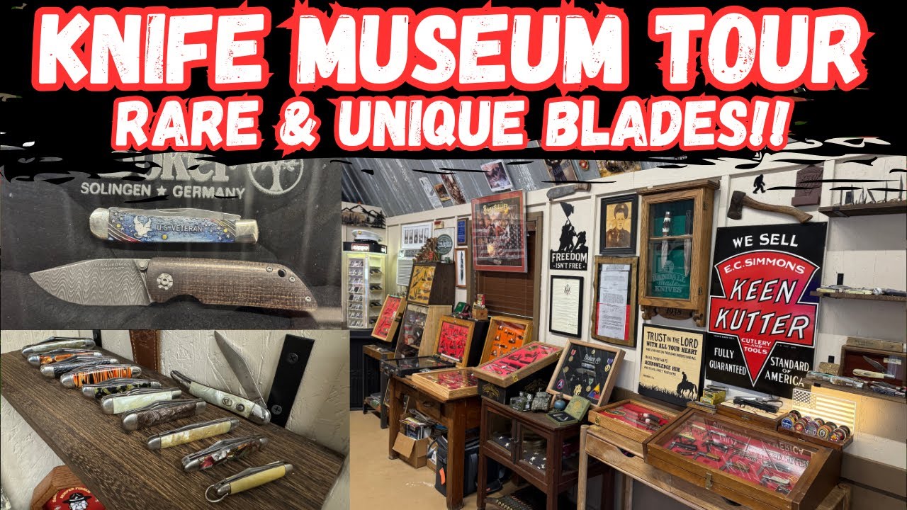 Knife Museum Tour – Rare & Unique Blades in the Shop!