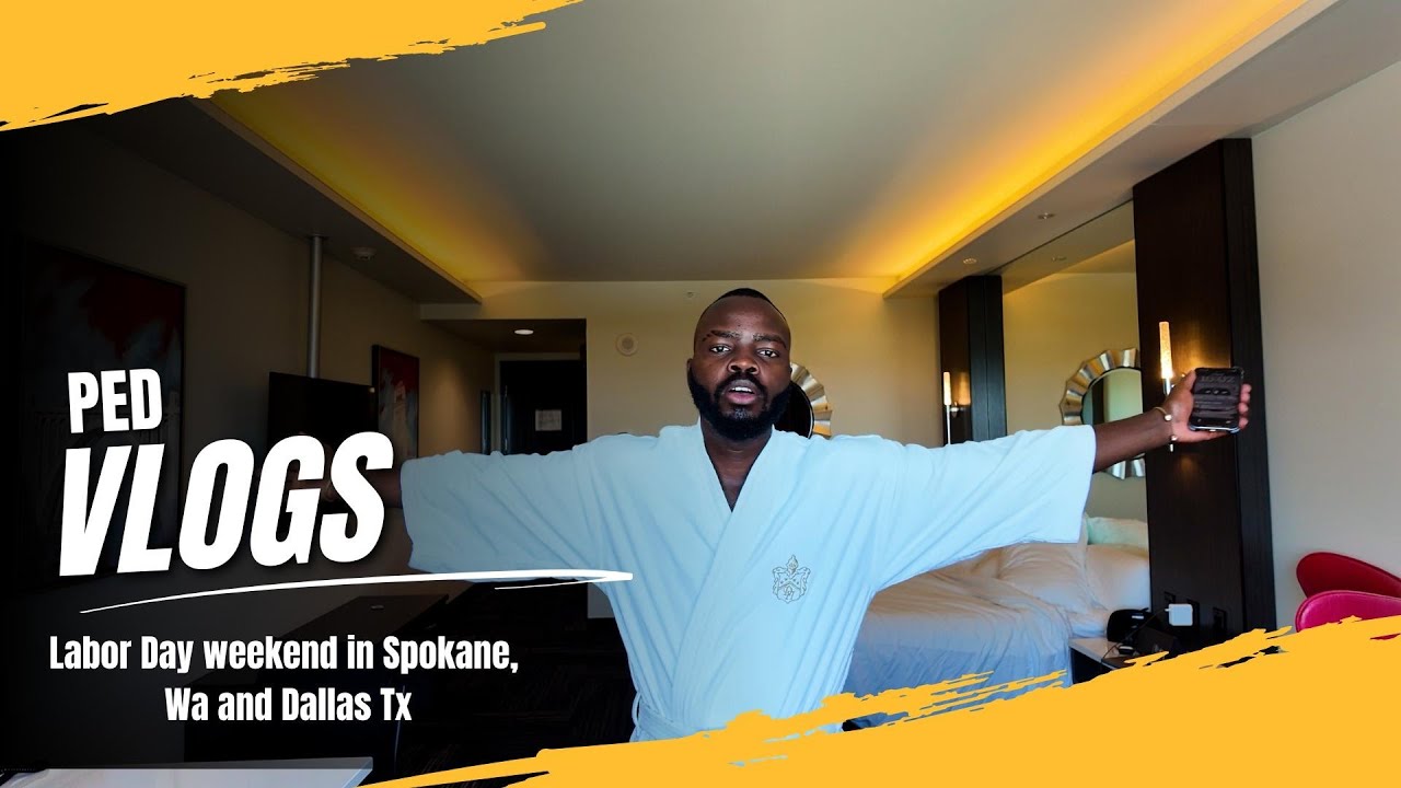 PedVlogs EP 4 - Labor day weekend in Spokane, WA & Dallas, TX   PT 1✈️🎶
