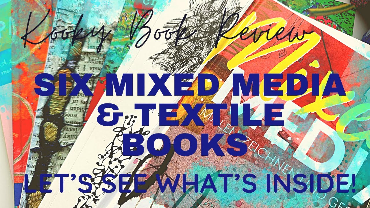 Kooky Book Flick - SIX MIXED MEDIA AND TEXTILE BOOKS