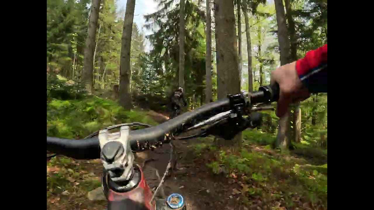 Bikepark Geisskopf 2025 Alte Enduro 1 Nass und Rutschig