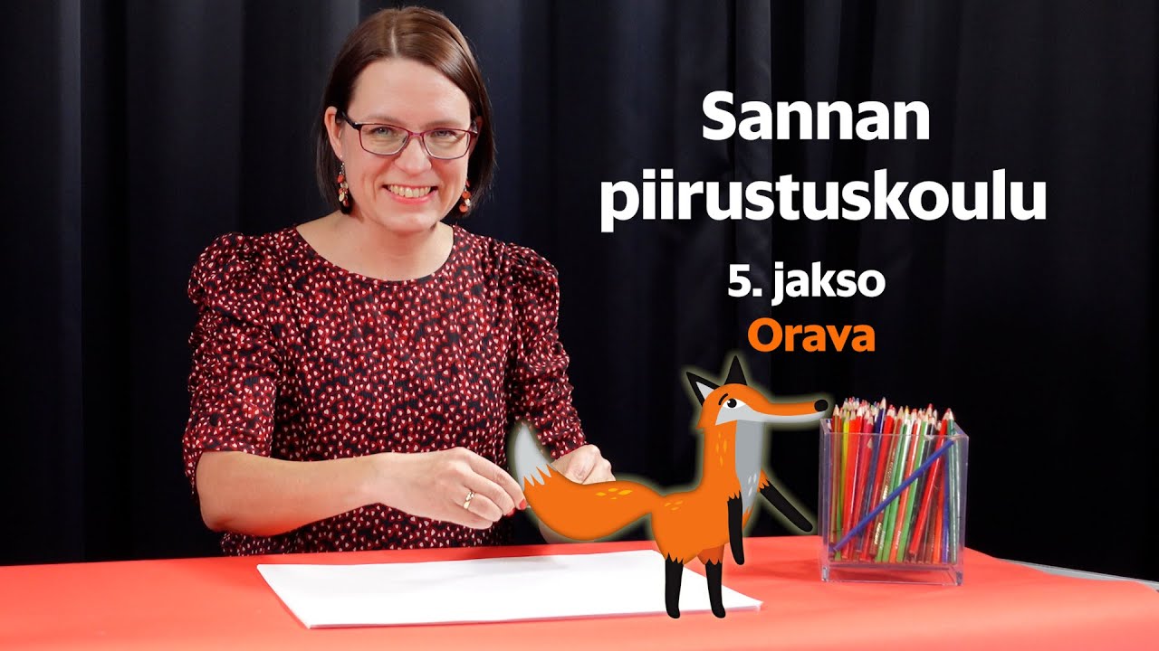Opi piirtämään orava