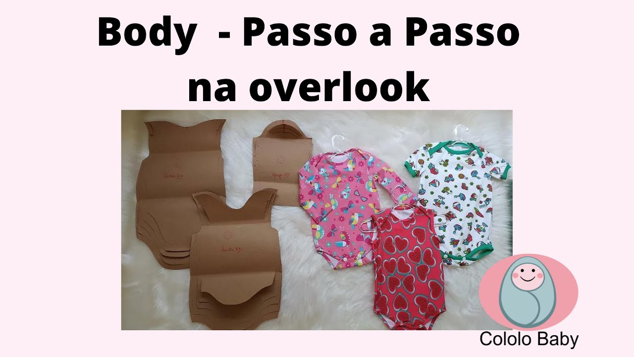 Body Gola Envelope  - Aula 3 - Costurado na overlook