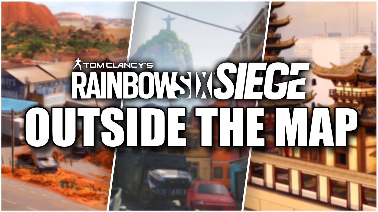 Exploring OUTSIDE THE MAP in Rainbow Six Siege - Boundary Break #2 (Outback, Favela and Skyscraper)