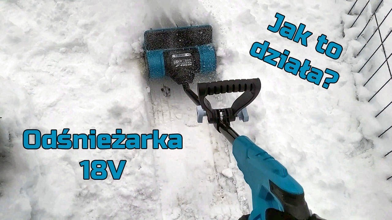 Odśnieżarka DEDRA DED6983 18V - TEST akumulatorowa odśnieżarka