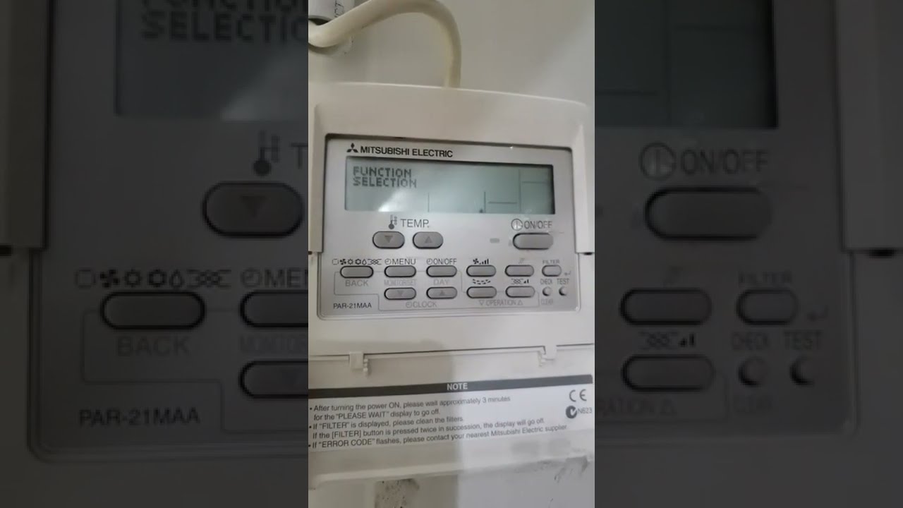 PAR_21MAA Killing P8 alarm mitsubishi electric