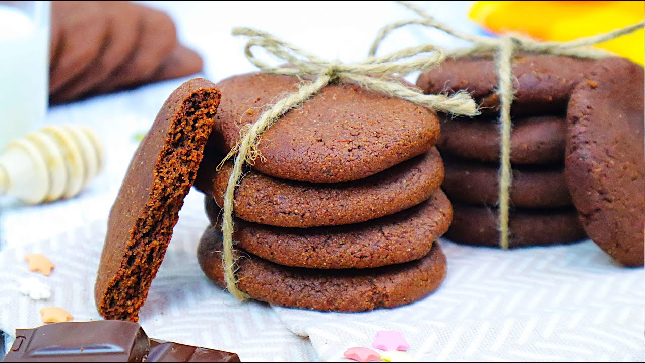 Полезное печенье с шоколадной крошкой 2 рецепта, которые вам понравятся, без глютена и сахара за 3