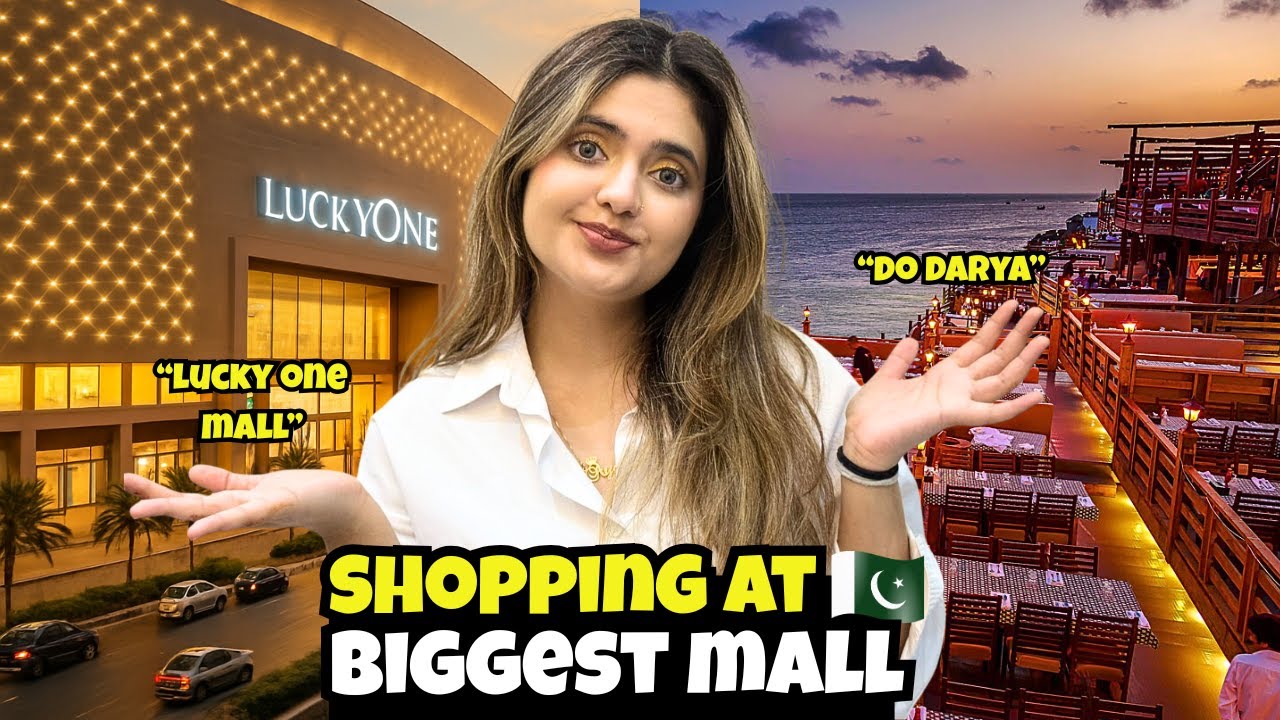 Pakistan ka sabsay bara mall 😱 Karachi ka best khana khaya 😍