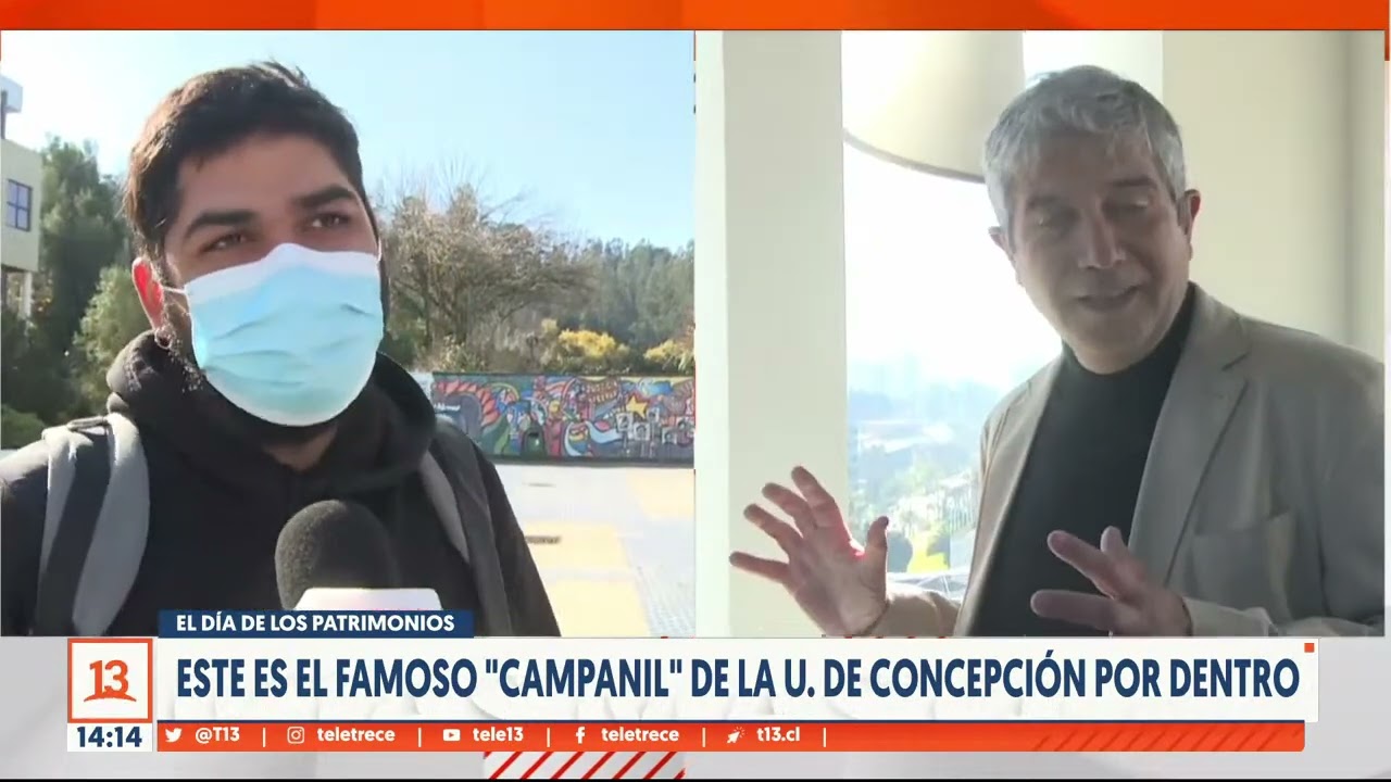 Así es por dentro el campanil de la Universidad de Concepción