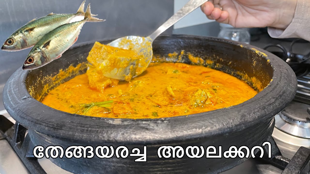 തേങ്ങയരച്ച അയലക്കറി || കുറഞ്ഞ ചേരുവകളോടെ || Fish curry || Malayalam Recipe