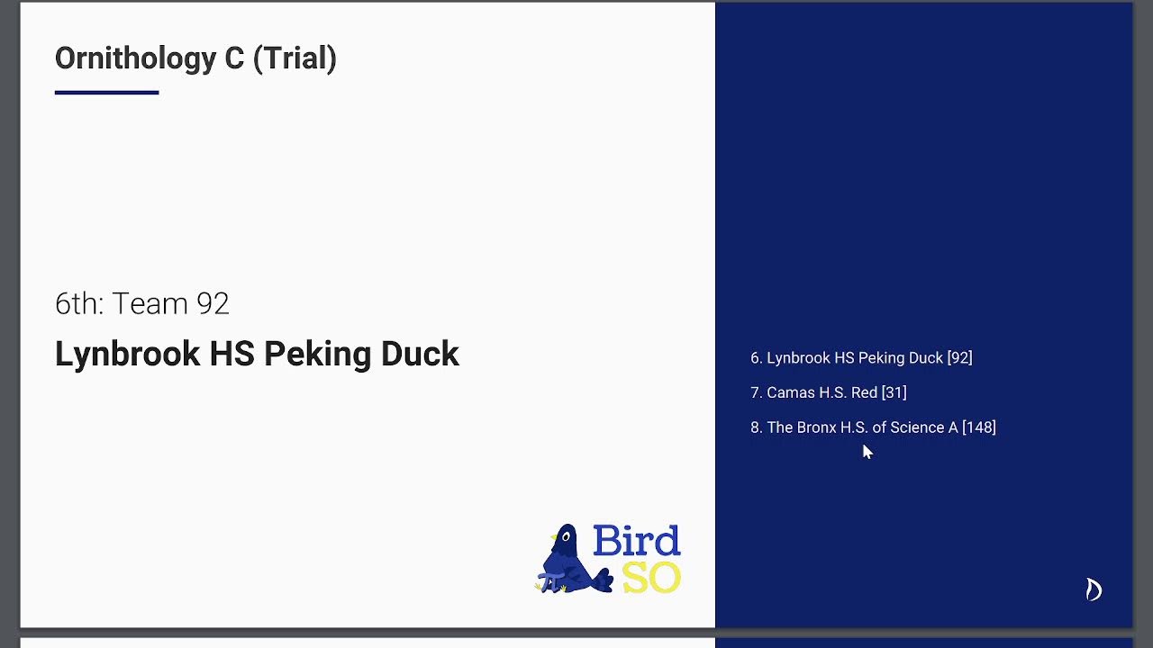 Awards Ceremony | BirdSO Satellite 2024