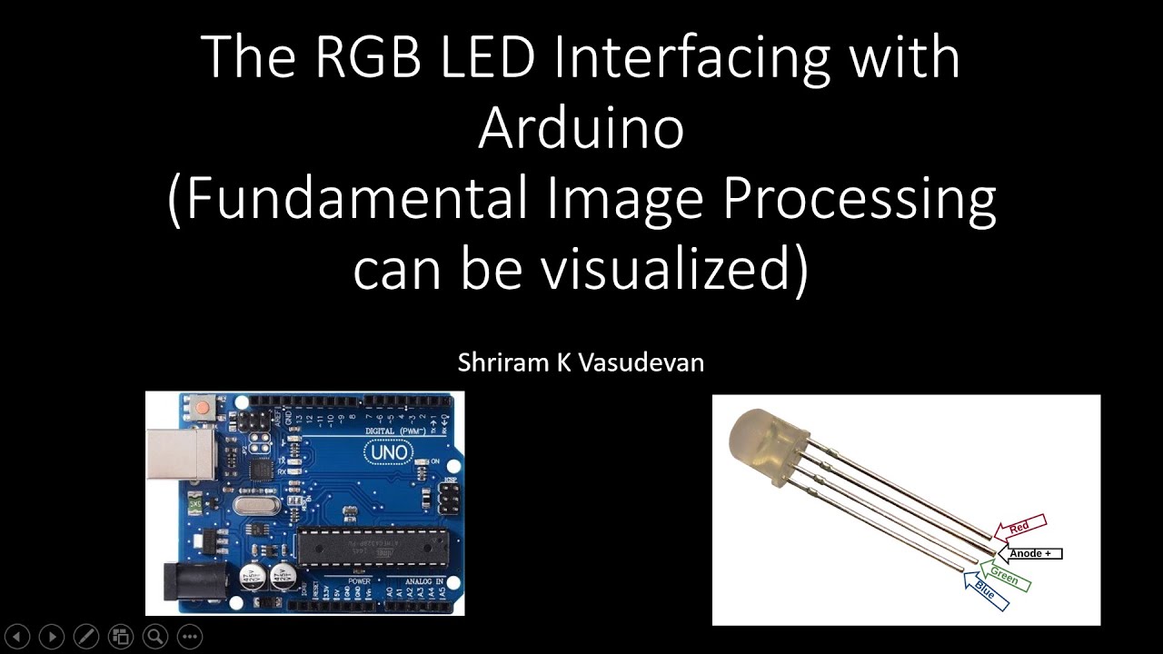 RGB LED with Arduino - Image Processing Concept Visualized.