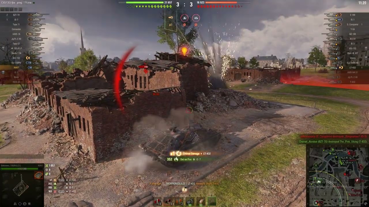 IS7 VS XM57