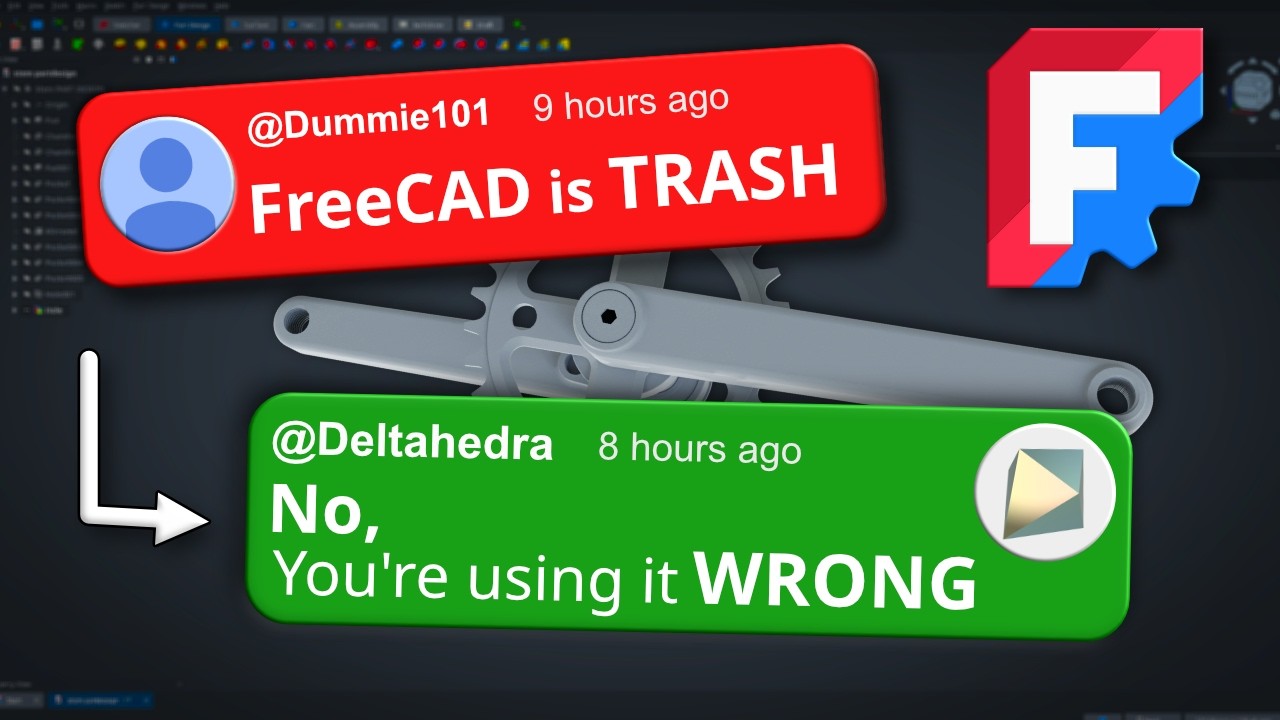 STOP using FreeCAD WRONG! Do this INSTEAD (Workflow & Tips)