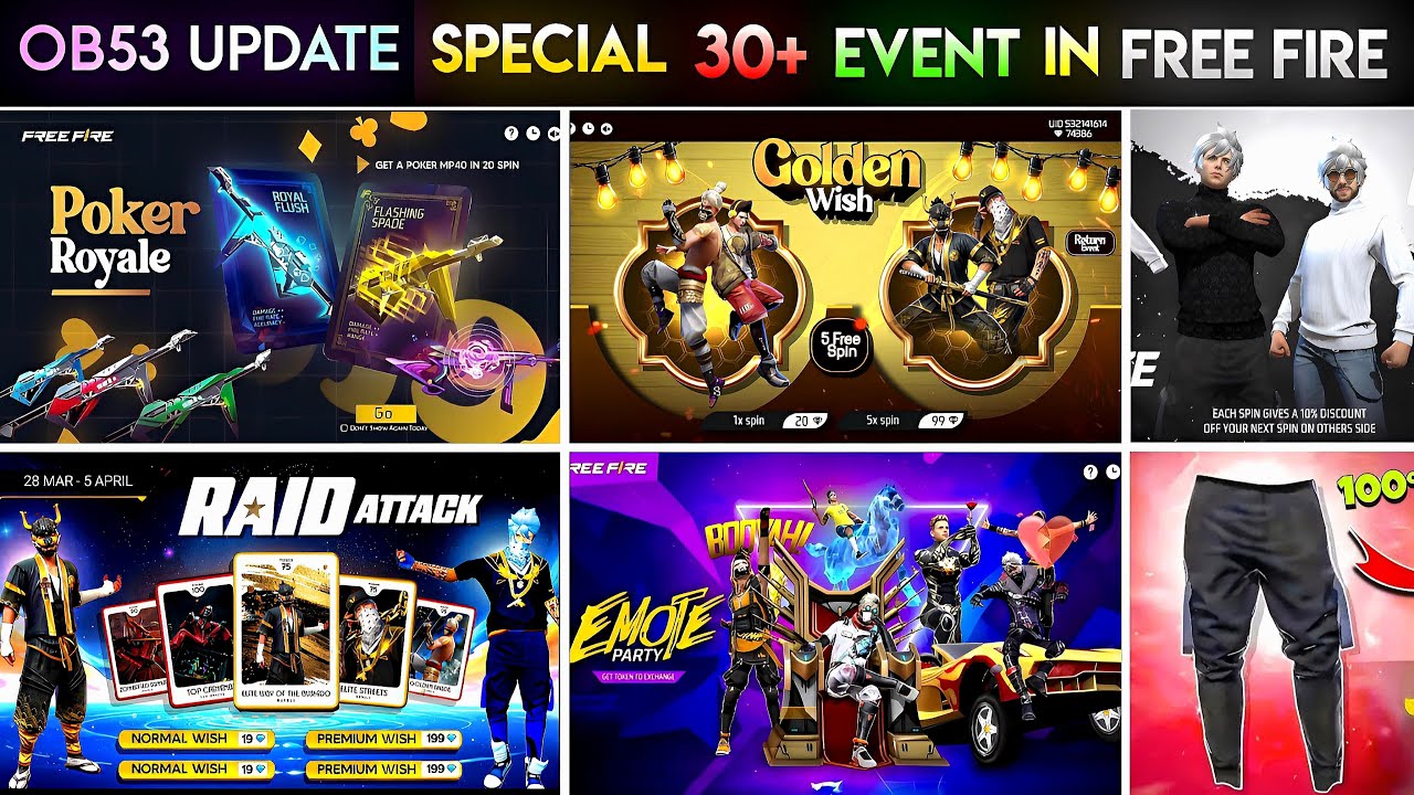 Upcoming Events in Free Fire 🤯🥳| Free Fire New Event | Ff New Event | New Event Ff