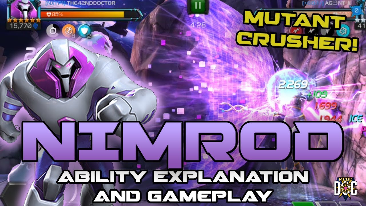 [MCOC] Nimrod is a Mutant Killing Machine! Abilities Explanation and New Path 6 AW Gameplay!