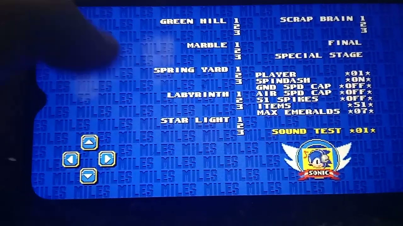 Cómo activar el modo debug en Sonic 1