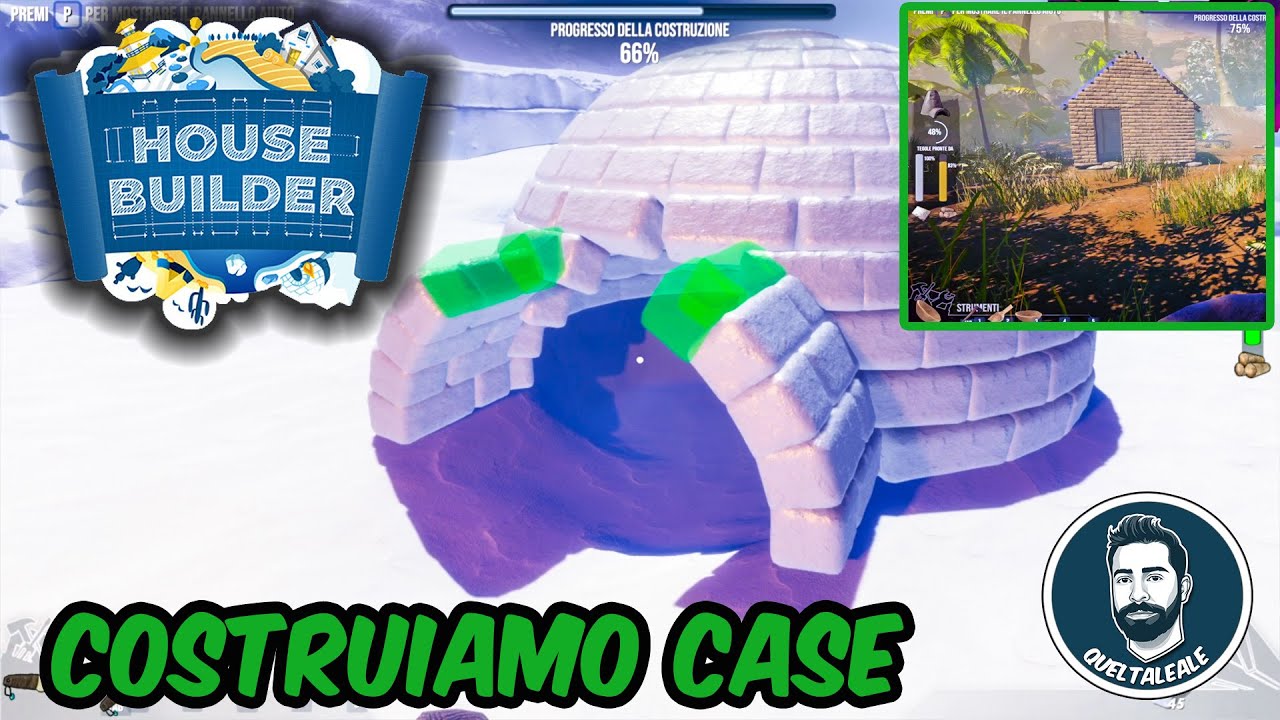 VADO IN GIRO PER IL MONDO A COSTRUIRE CASE - House Builder - Gameplay ITA - 01 - L'IGLÙ