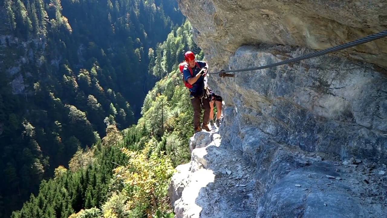 KLETTERTOUR: Postalm Klettersteig (D) - Strobl am Wolfgangsee