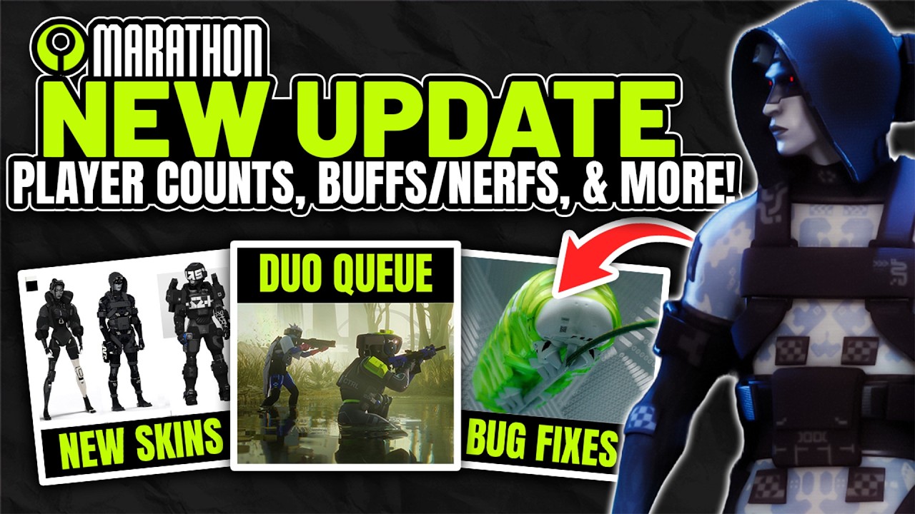 MARATHON Drops a New Update, Free Skins, Buffs/Nerfs, & More!