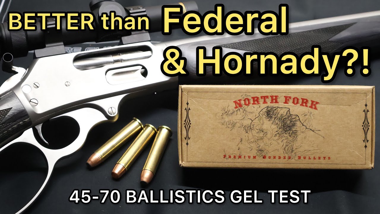 45-70 North Fork 350gr Bullets Ballistics Gel Ammo Test