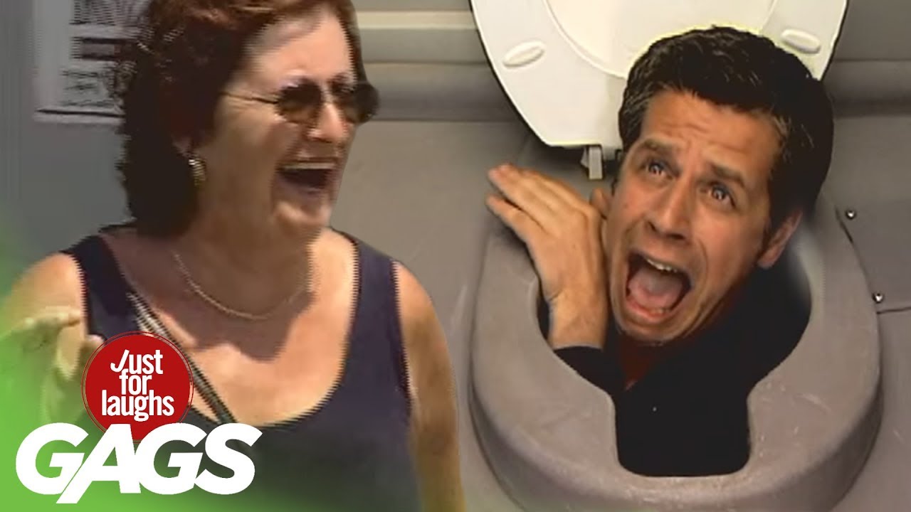 Head in the Toilet Prank - Just For Laughs Gags
