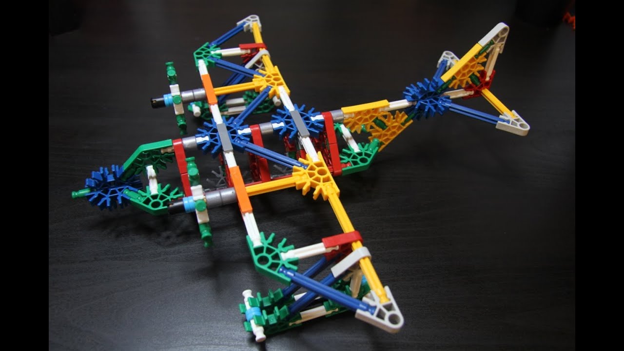Letsplay with K'nex! How to assemble plane!