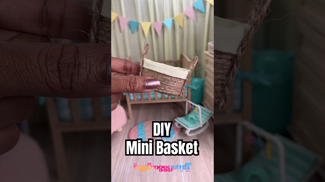 I Made a Mini Basket in a Basket | DIY Basket by Recycling Plastic Cap | Craft With Household Items