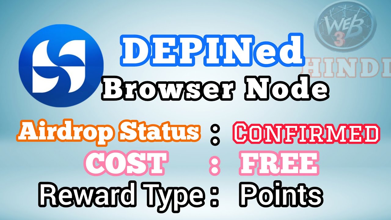DePINed Airdrop Access Code | Extension Node Free Join |