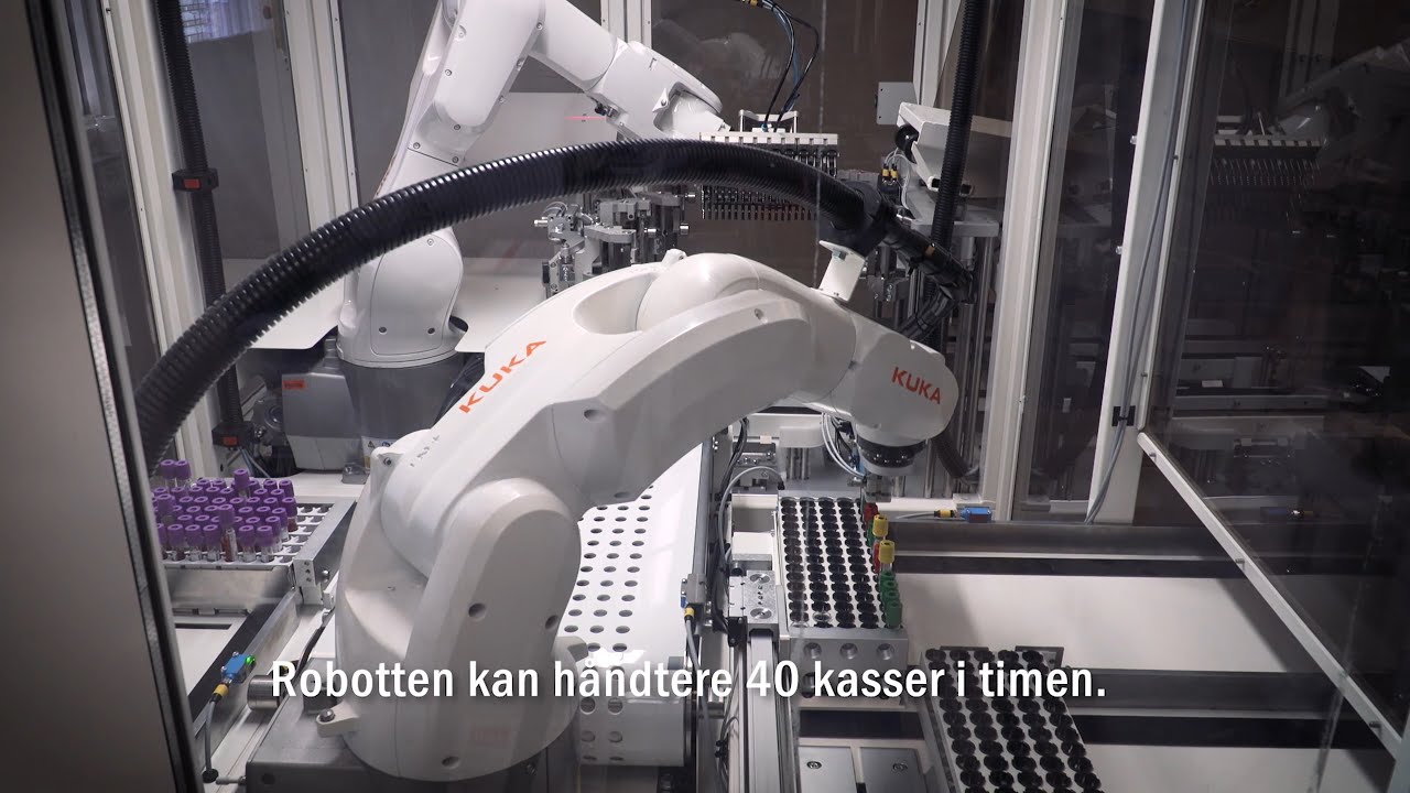 Automatisk håndtering af blodprøver med Den Intelligente Forsendelseskasse - DIF