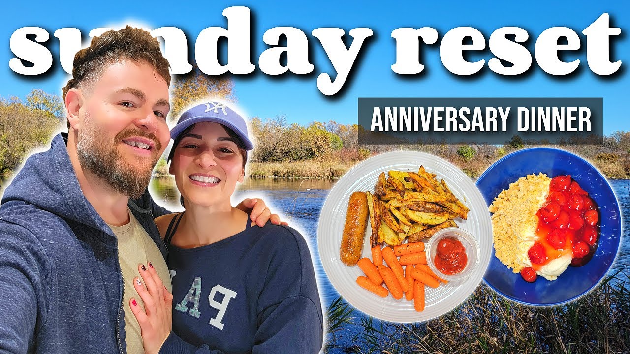 It's Our 12 Year Wedding Anniversary | Fall Time Walk | Weight Loss Meal Prep | Mini Grocery Haul