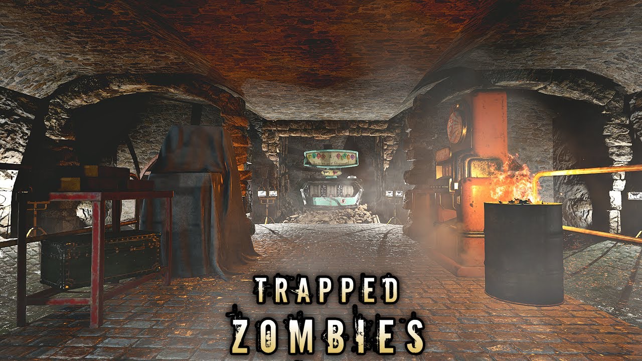 Bo3 Пользовательские зомби в ловушке