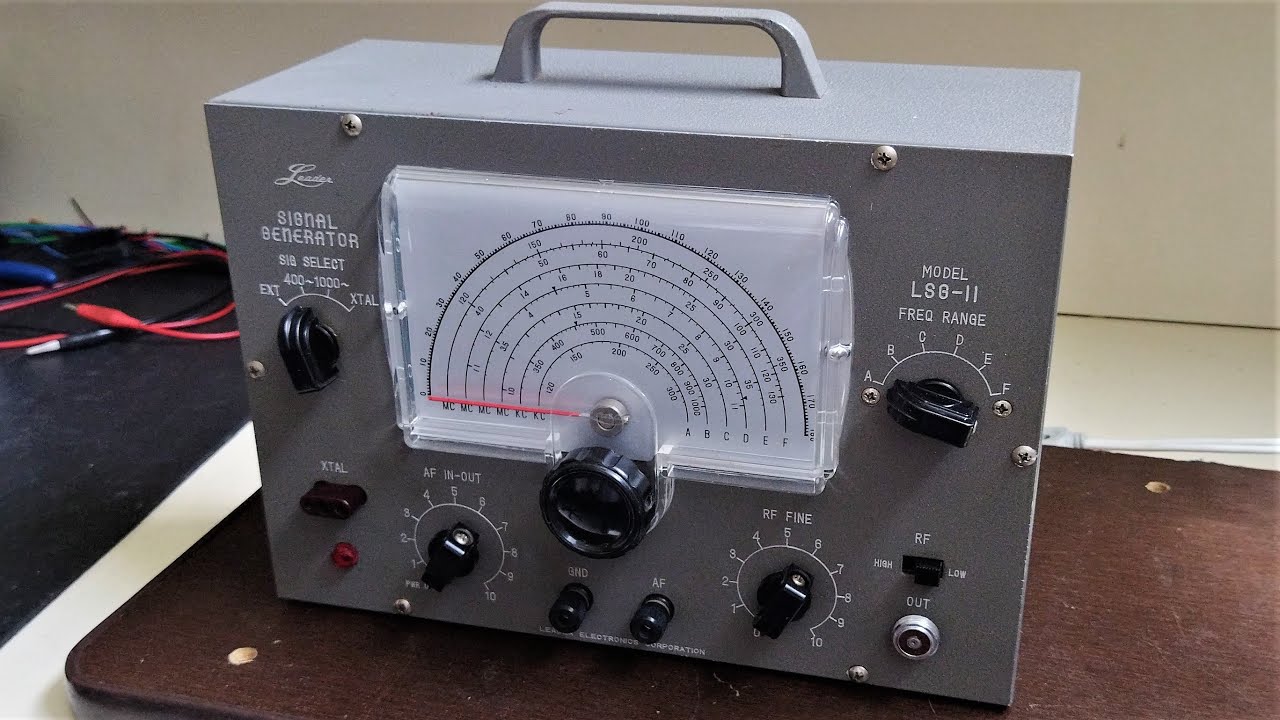 Restauração Leader LSG 11 (Gerador de sinal)
