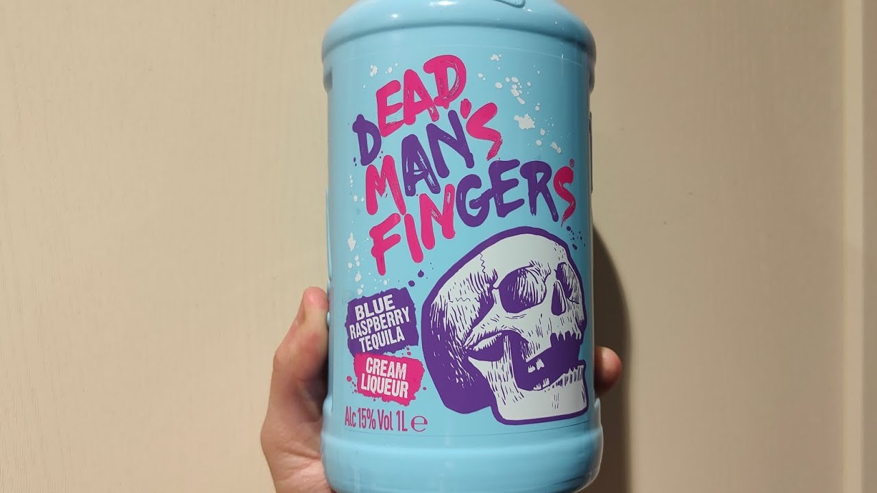 Dead Man's Fingers | Blue Raspberry Tequila Cream Liqueur | UK 🇬🇧