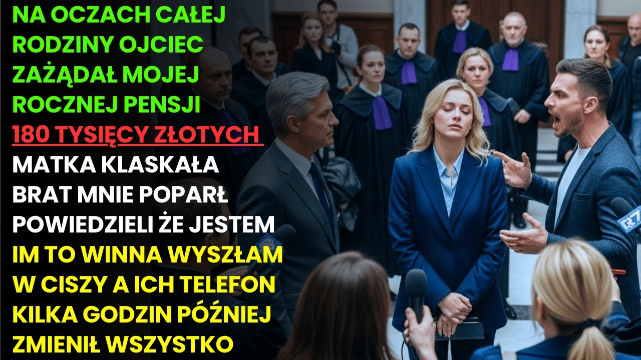 Ojciec krzyczał „RODZINA NAJWAŻNIEJSZA” — przy wszystkich zażądał CAŁEJ mojej pensji