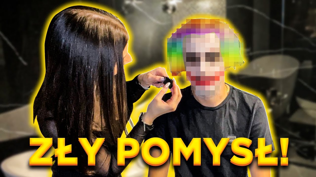 DZIEWCZYNA ZROBIŁA MI MAKIJAŻ? 🤡 - SIWY VLOG #5