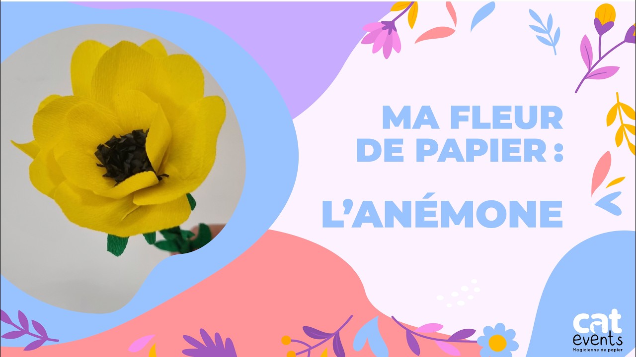 Comment monter une anémone – Tutoriel kit fleur