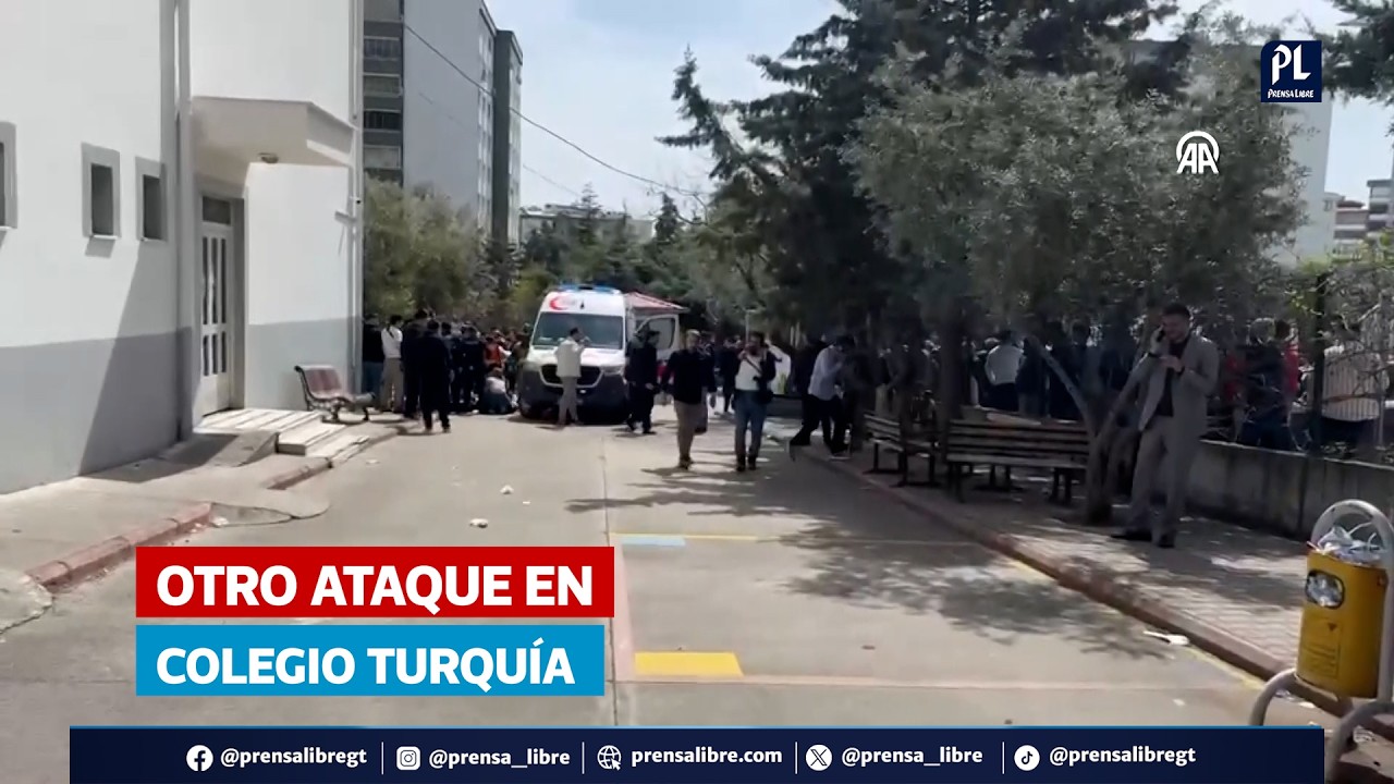 Ataque en colegio de Turqu&iacute;a deja 4 fallecidos, 20 heridos y aumenta la alarma por violencia escolar