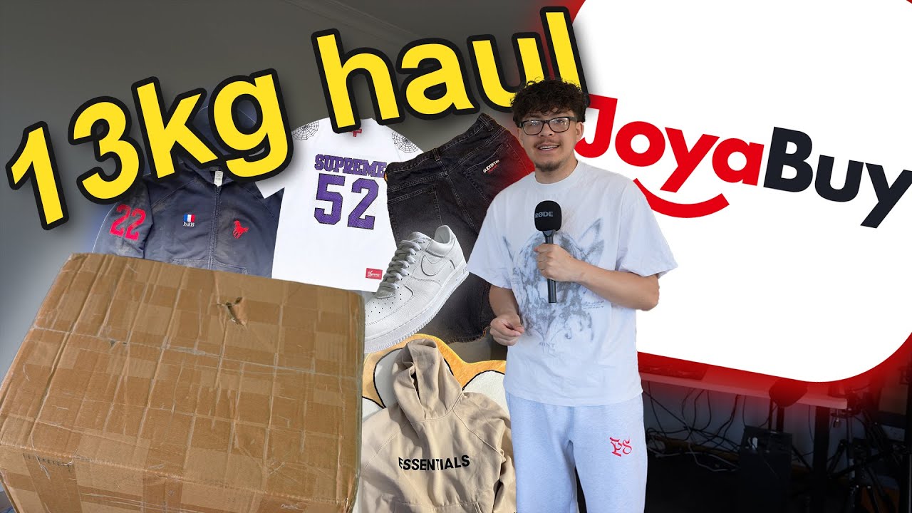 13KG JOYABUY HAUL UNBOXING! (Balenciaga, Represent, Essentials & MORE!)