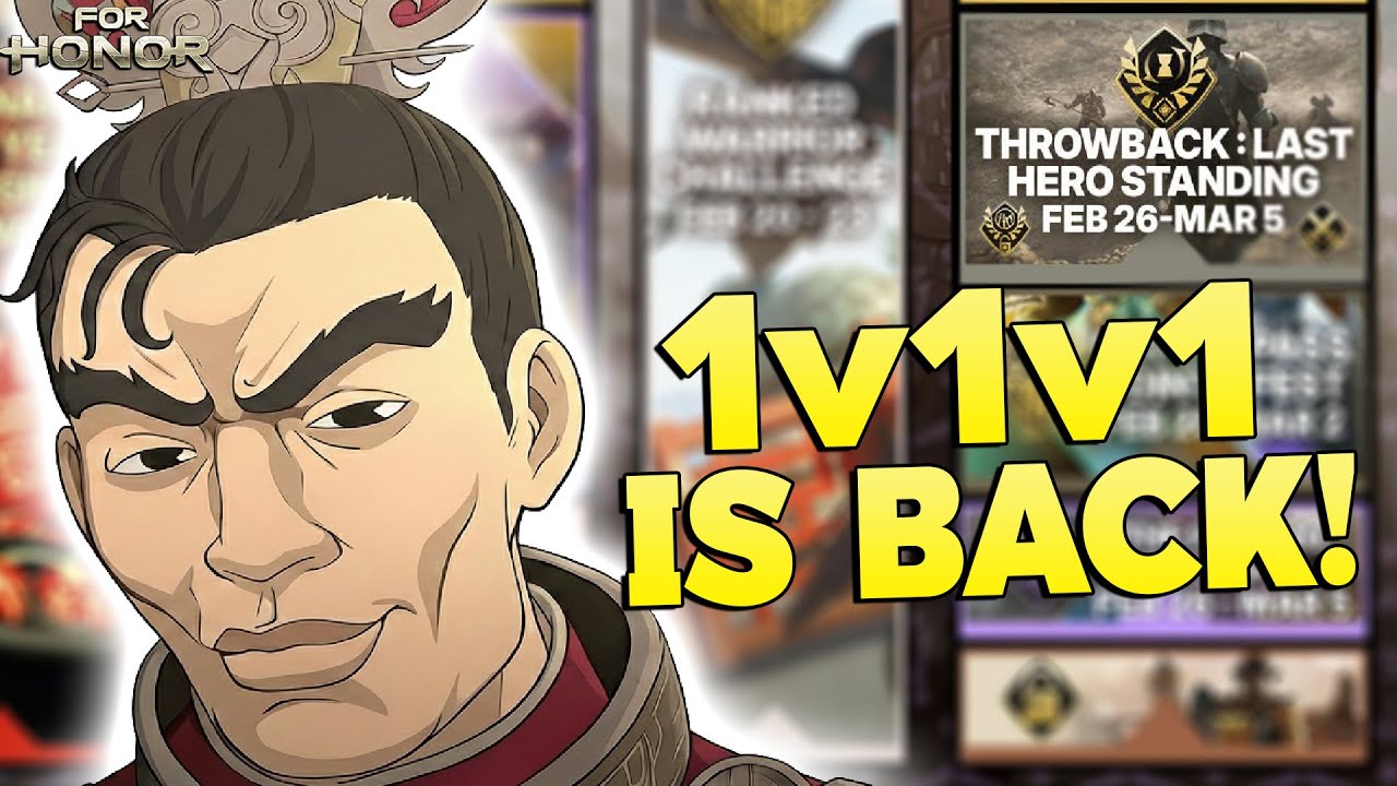 1v1v1 is BACK! and JUREN is going to dominate | For Honor