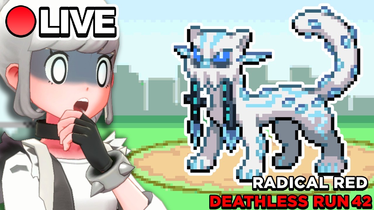 🔴LIVE DEATHLESS GYM REMATCHES💦 POKEMON RADICAL RED NUZLOCKE💦 !GIFTIES