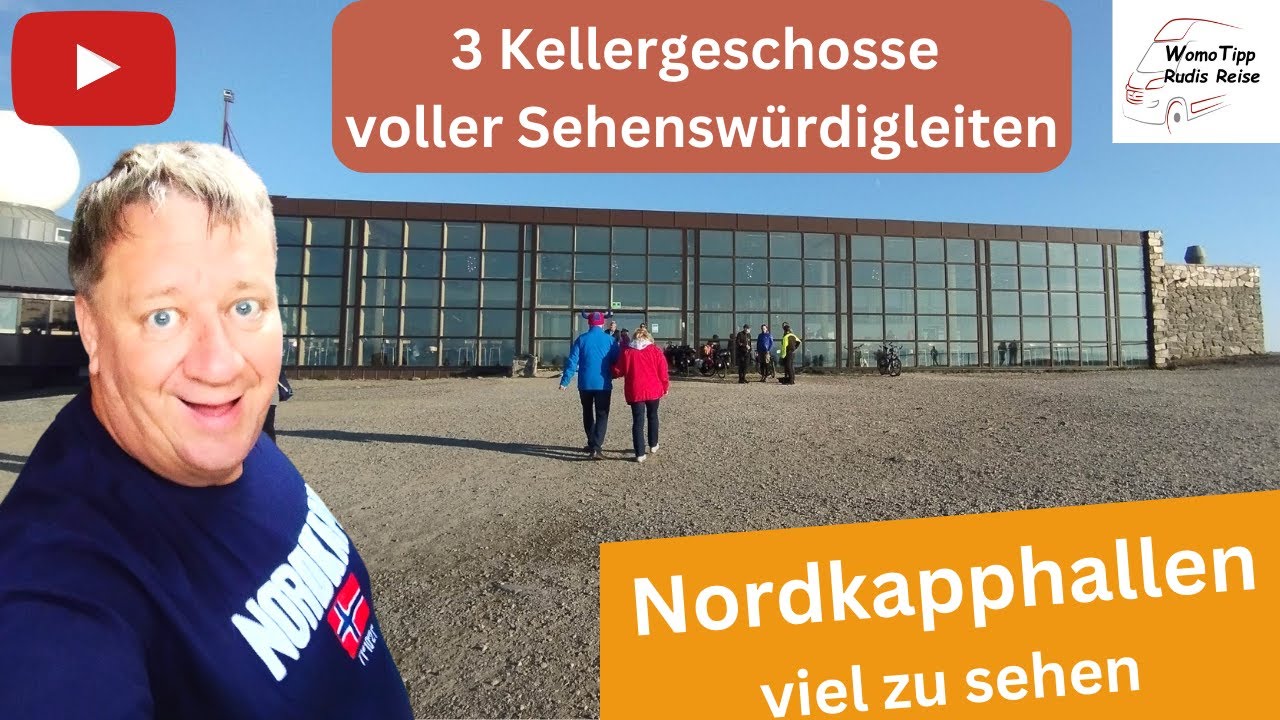 0111 Nordkapphallen - Besuch direkt neben der Nordkap-Kugel