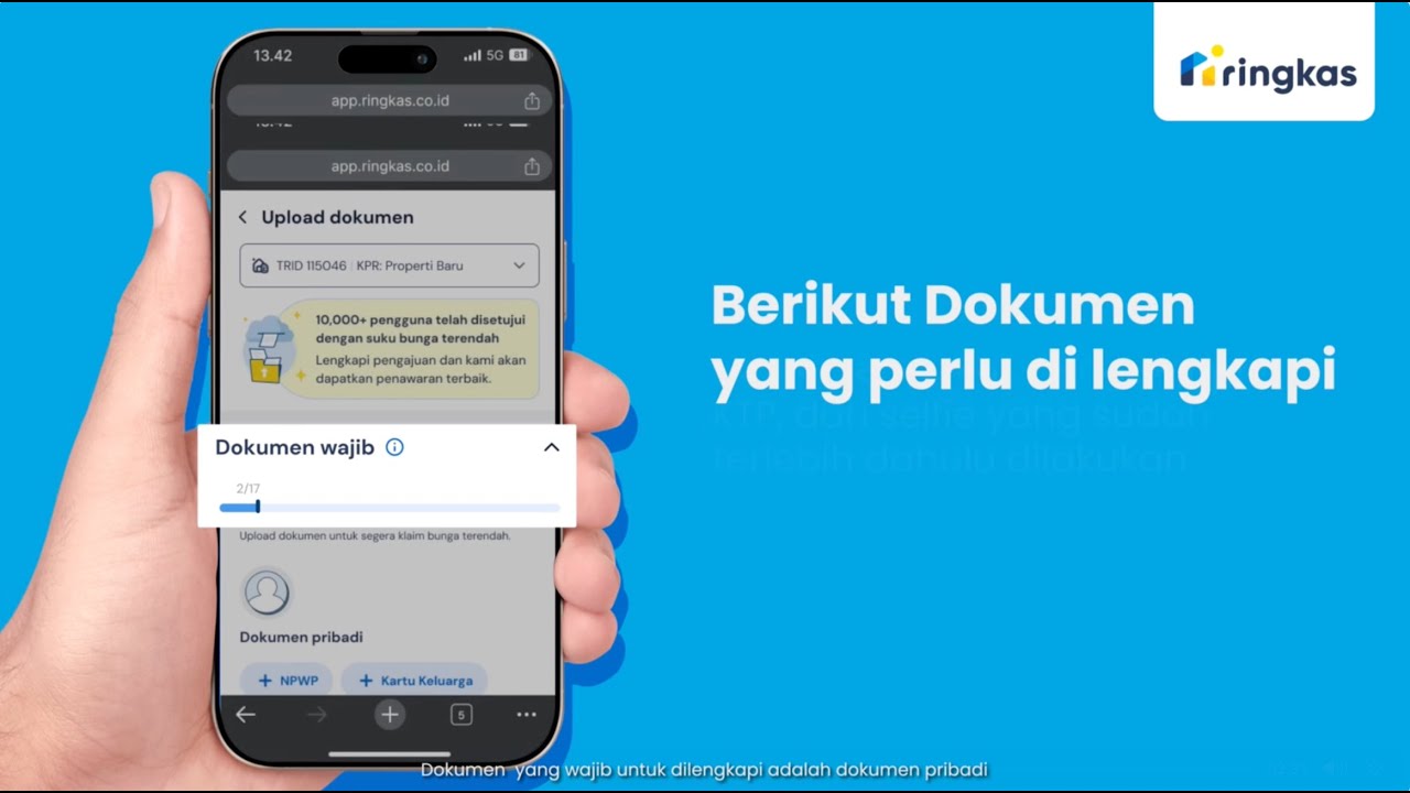 Upload Dokumen di Ringkas