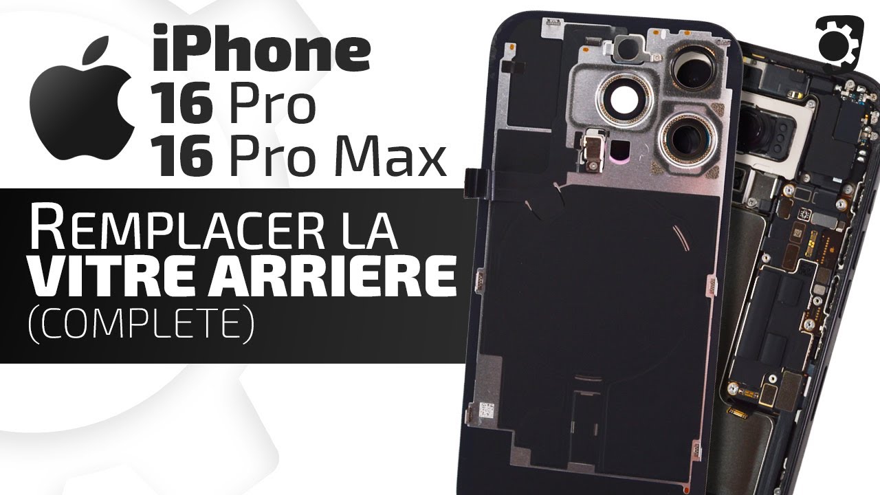 Comment remplacer la vitre arrière de l'iPhone 16 Pro ou Pro Max ? | Brico-phone