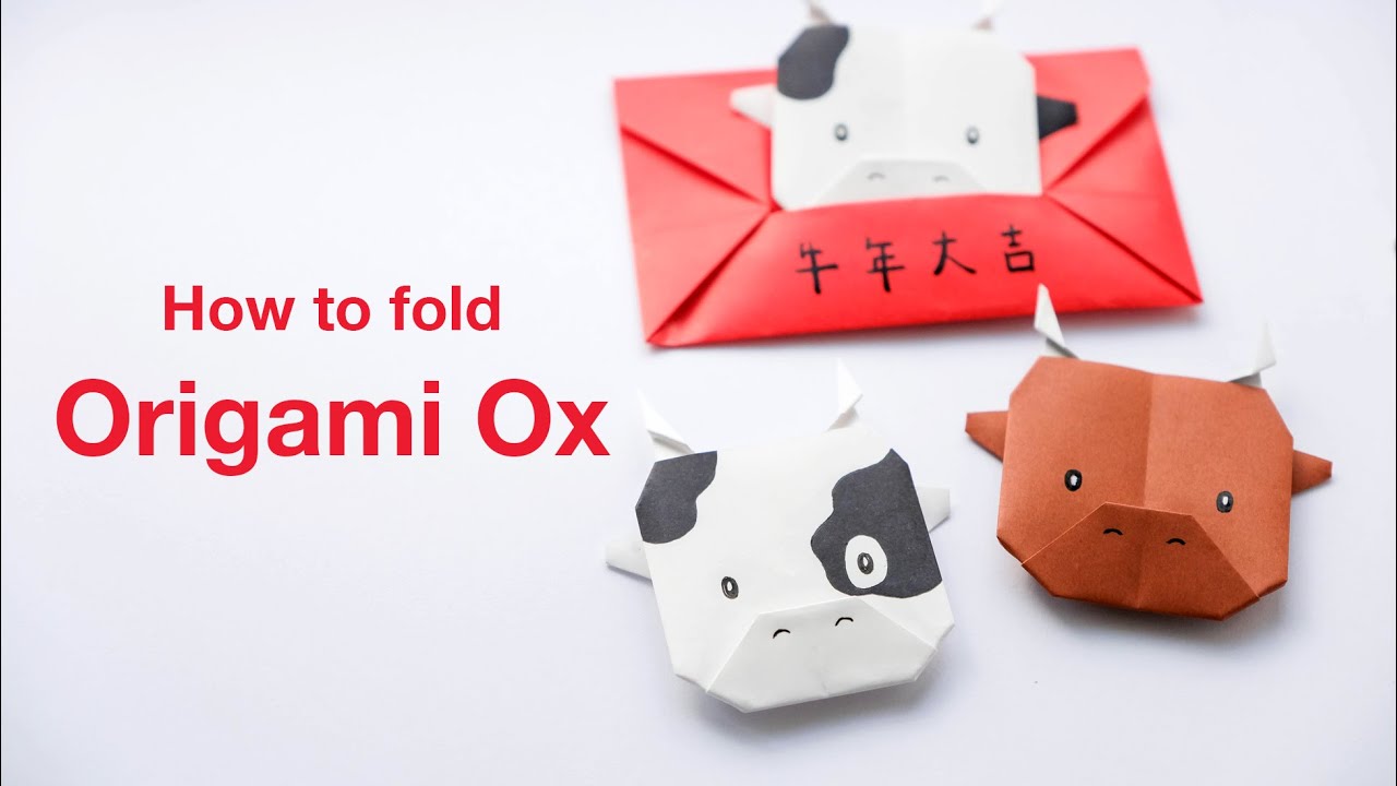 How to fold Origami Ox (Li Kim Goh)