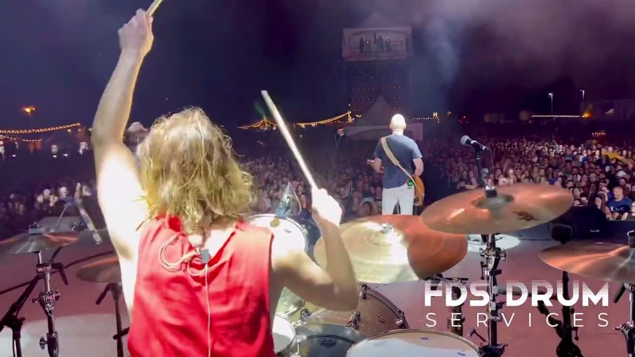 Robin Diaz - Drummer of LIVE performs “Pillar of Davidson” in Levis, QC