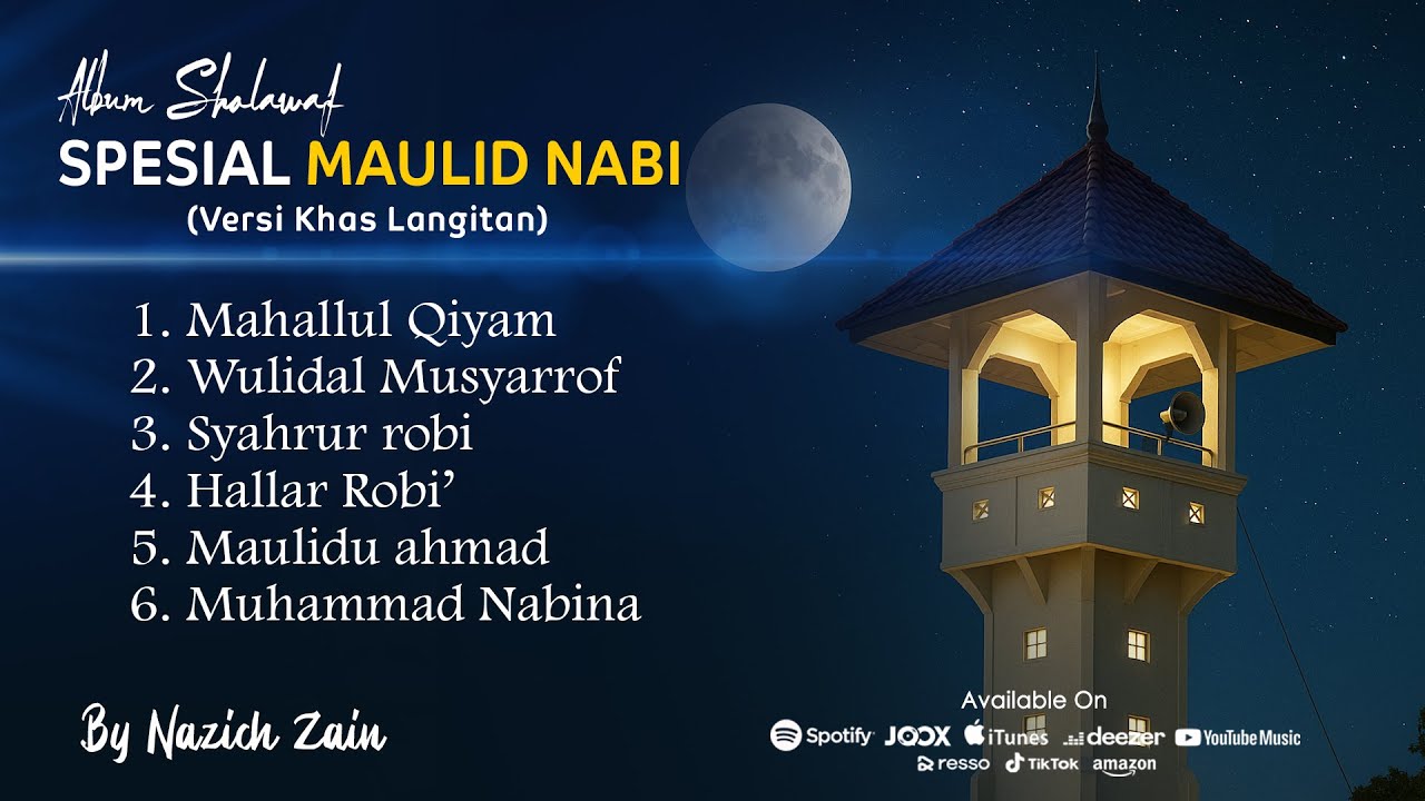 ALBUM SHOLAWAT SPESIAL RAJAB (Versi khas Langitan) Cover Nazich Zain