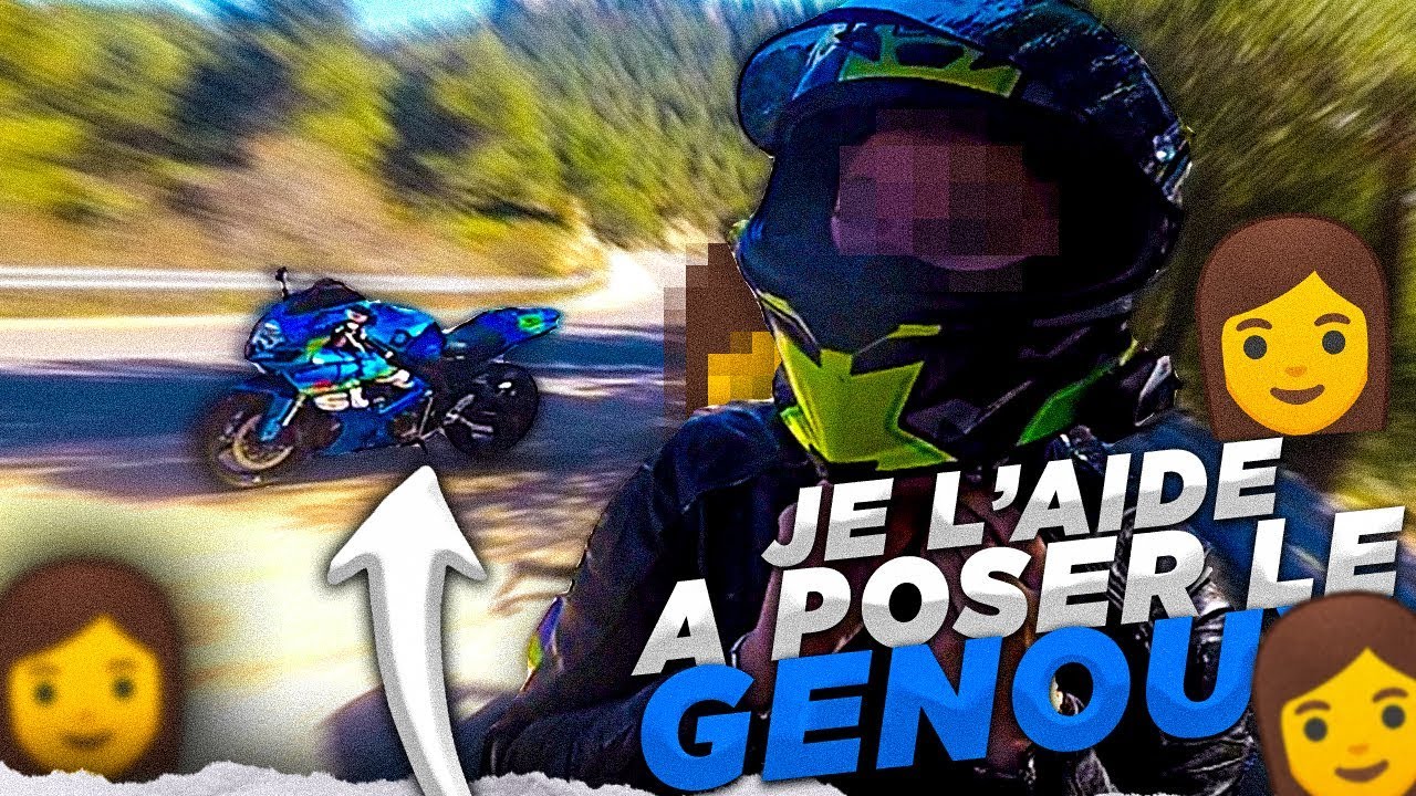 J'AIDE UNE MOTARDE A POSER LE GENOU! 😏