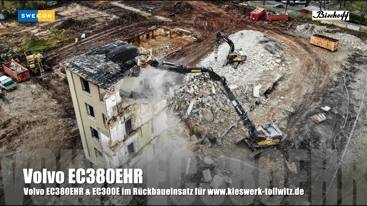 Volvo EC380EHR.... Rückbaueinsatz EC380EHR & EC300E durch Firma Tollwitzer.