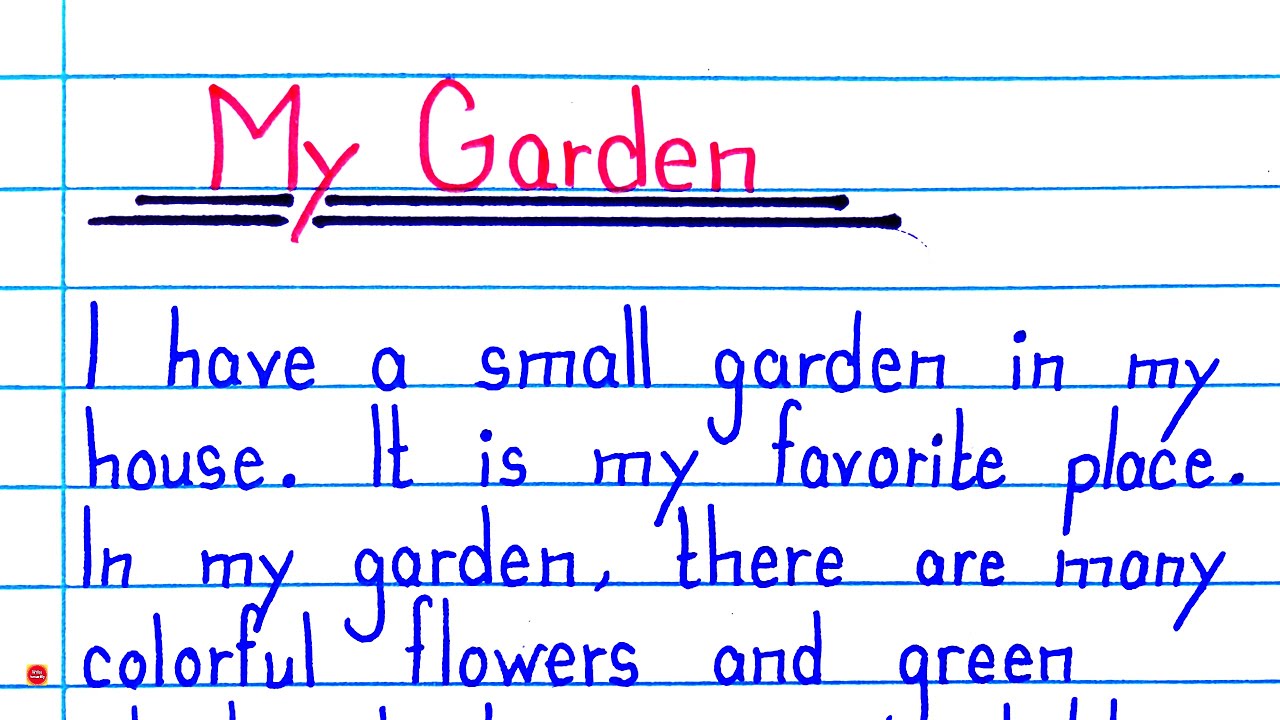 My Garden Essay in English | Essay on My Garden 10 Lines | Simple & Easy Essay Writing